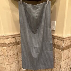 Women's Pinstripe Pencil Skirt